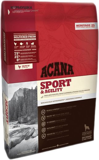 

Сухой корм для собак Acana Sport & Agility 11.4 кг