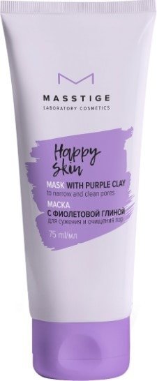 

Masstige Маска для лица с фиолетовой глиной Happy Skin 75 мл