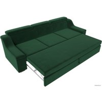Диван Лига диванов Линдос (велюр, зеленый)