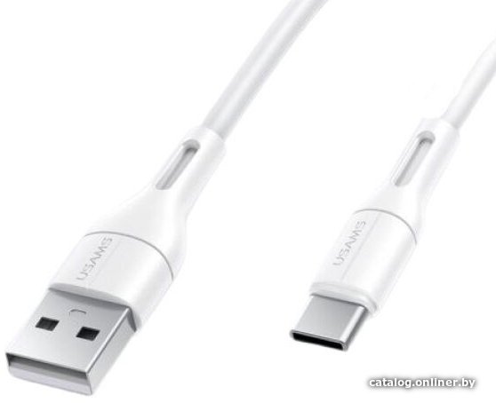 

Кабель Usams USB Type-A - USB Type-C US-SJ501 (1 м, белый)
