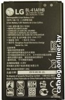 

Аккумулятор для телефона Копия LG BL-41A1HB