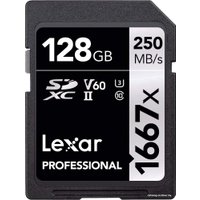 Карта памяти Lexar LSD128CB1667 SDXC 128GB