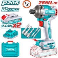  Total TCKLI20272 (шуруповерт, винтоверт, 2 АКБ, кейс)