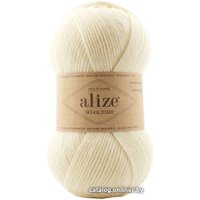 Пряжа для вязания Alize Wooltime 01 100 г 200 м (белый)