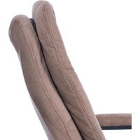 Офисное кресло TetChair Comfort Lux (22) metalBL (ткань, светло-коричневый, KUB 03)