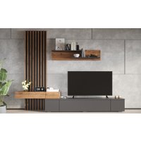 Стенка Империал Риана 2.5 м (вотан/антрацит)