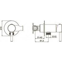 Гигиенический душ Grocenberg GB001 (графит)