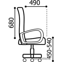 Офисное кресло Brabix Praktik EX-279 (ткань/кожзам, серый)