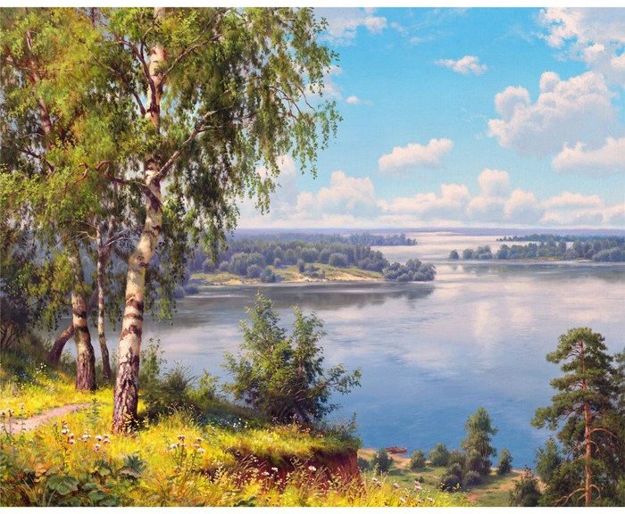 

Алмазная мозаика Школа талантов Березки 9501528