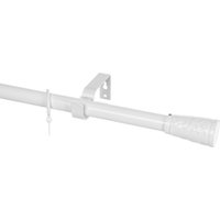 Карниз для штор Sundays Home Лайт Византия 25мм однорядный (белый глянец, 2 м)