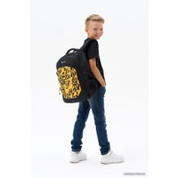 Школьный рюкзак Torber Class X Буквы T9355-22-BLK-YEL