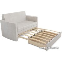 Диван Мебель-АРС Санта №2 (бархат бежевый Star Velvet 6 Light Beige)