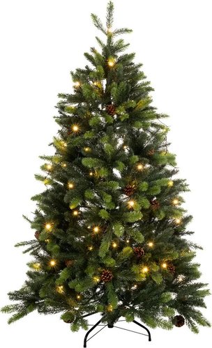 Ель GreenLand Stefanie 1.95 м (с гирляндой)