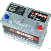 Автомобильный аккумулятор Zubr AGM R+ Турция (70 А·ч)