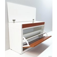 Тумба для обуви Анрат Элана 1к.80 яблоня локарно/белый