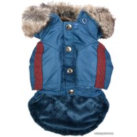 Куртка для животных Puppia Brock с капюшоном PAUD-JM1851-TE-S (синий)