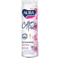 Ватные диски Aura 100 шт в Гродно