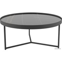 Журнальный столик Калифорния мебель Ориндж (сахара нуар/черный матовый)