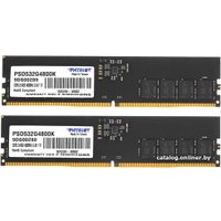 Оперативная память Patriot Signature Line 2x16ГБ DDR5 4800 МГц PSD532G4800K