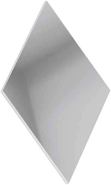 

Самоклеящийся зеркальный декор MirrorWall Ромб 2.0 (серебро)