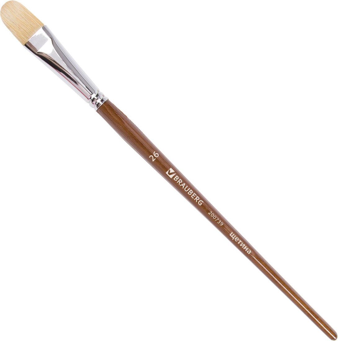 

Кисть для рисования BRAUBERG Щетина 26 200739 (овальная)