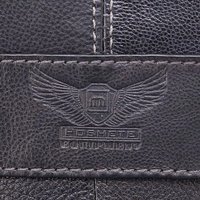 Мужская сумка Poshete 196-650-48-BLK (черный)