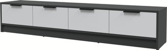 Тумба Интерлиния ТВ Концепт КТ-ТВ4-35 (серый/антрацит)