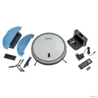 Робот-пылесос Pioneer VC704R (серебристый)