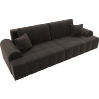 Диван Лига диванов Лига-080 131118 (велюр Seven 727 коричневый)