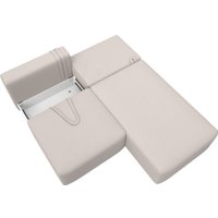 Угловой диван Лига диванов Лига-060 НПБ угол универсальный 129506 (замша Joly 05 бежевый)