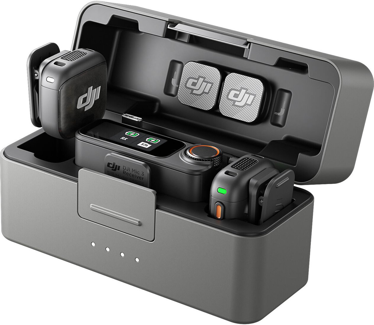 Радиосистема DJI Mic 3 (2TX + 1RX + Charging Case, черный)