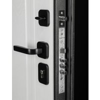 Металлическая дверь Guard MG75 МДФ/МДФ 87х205 правая (серый/белый ясень)