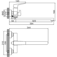 Смеситель Ledeme L2281B
