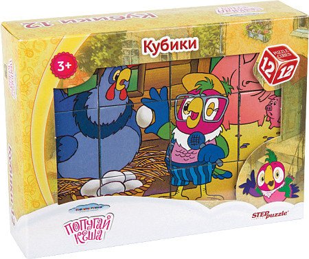 

Кубики Step Puzzle Куб 12. Попугай Кеша 87344