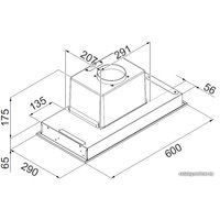 Кухонная вытяжка Ciarko Cub 60 (нержавеющая сталь)