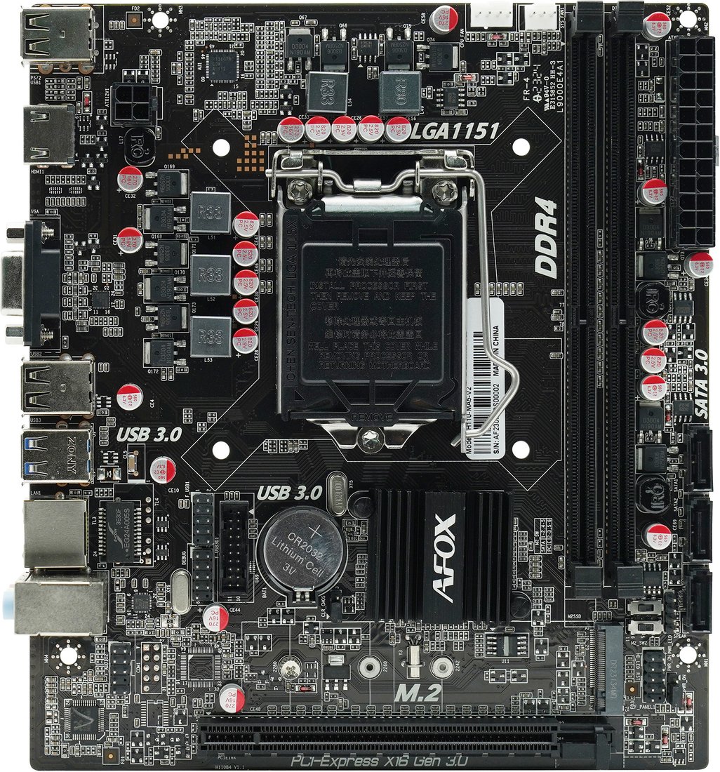 

Материнская плата AFOX IH110D4-MA5-V2