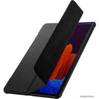 Чехол для планшета Spigen Rugged Armor Pro для Samsung Galaxy Tab S7+/S8+ Plus 12.4 (черный)