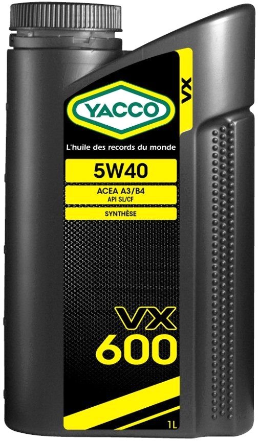 

Моторное масло Yacco VX 600 5W-40 1л