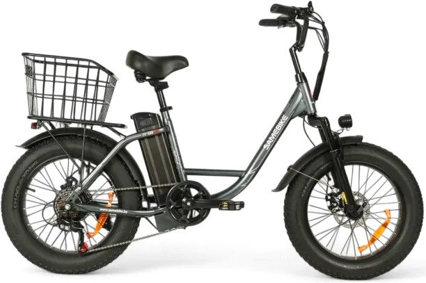 Электровелосипед SameBike FX-500 (серый)