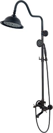 Душевая система  Rea Retro REA-P2366 (черный)