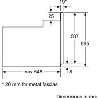 Электрический духовой шкаф Bosch Serie 6 HBJ558YW3Q