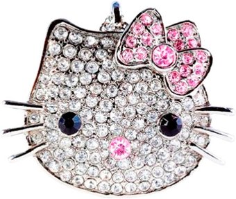 Iconik Flash Drive "Hello Kitty" 16GB Silver (MTFC-HKF-16GB)