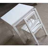 Детский стол ВудГруппММ Набор стол 75x50 и стул (белый)