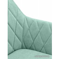 Стул Гальваник Диаманте Лофт (эмаль черный муар/Catania Aquamarine)