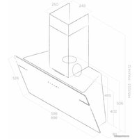Кухонная вытяжка Elica L'essenza WH/A/60 PRF0124233A