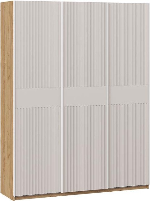 

Шкаф-купе Трия Оскар Хилтон Т2 1800 271080 ( ручка белая/дуб крафт золотой/кашемир сатин)