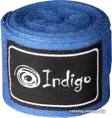 Бинт боксерский Indigo 1115 (4 м, синий)