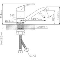 Смеситель AV Engineering AVURS4-A120-448