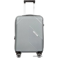 Чемодан-спиннер Gianni Conti Valencia GC201 55 см (серебристо-серый)