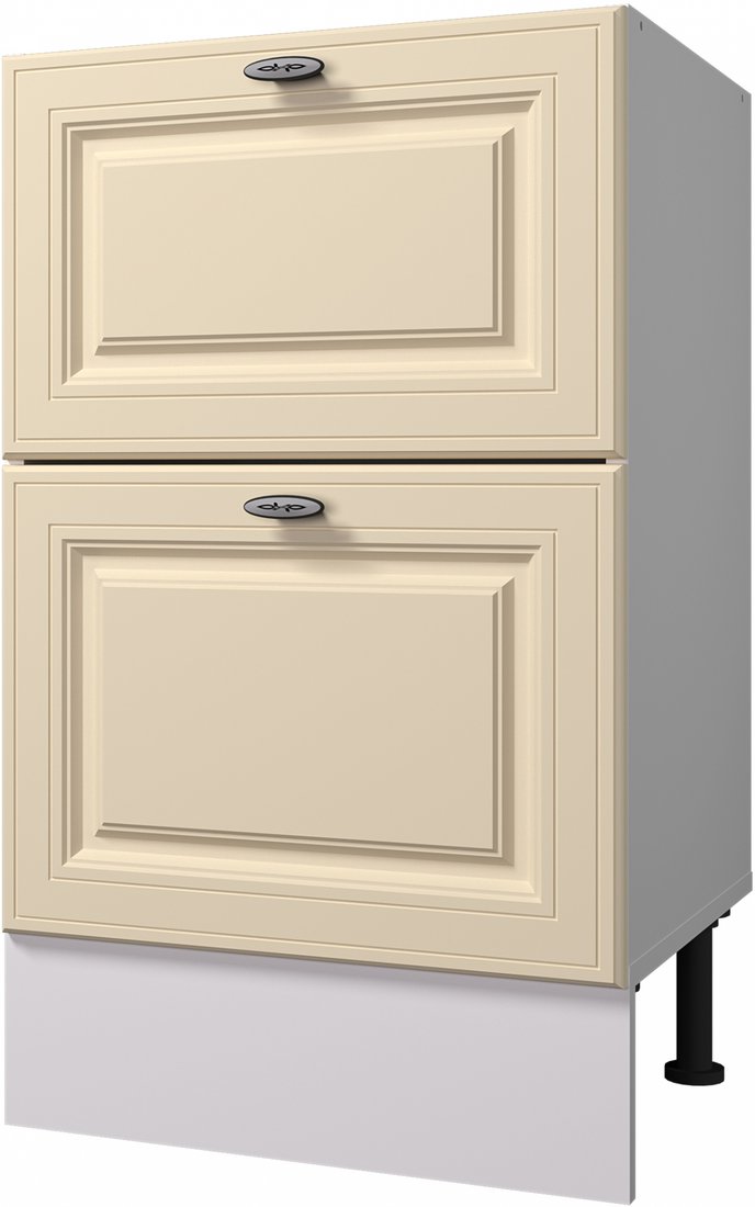 

Шкаф напольный Горизонт Мебель Ева 50 2 ящика (тирамису софт)